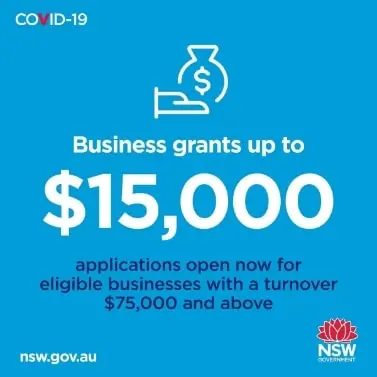Business grants up to $15,000